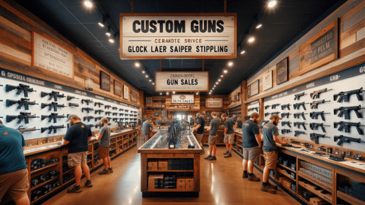 Cerakote, Custom Guns, Glock Laser Stippling, Gun Sales, Kentucky firearms
